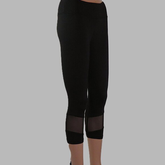 Justice Women's Black Activewear Pants Size 14-16 (C380) - Picture 3 of 6